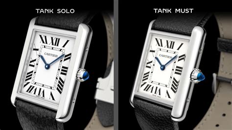 cartier tank must vs louis|cartier tank must vs solo.